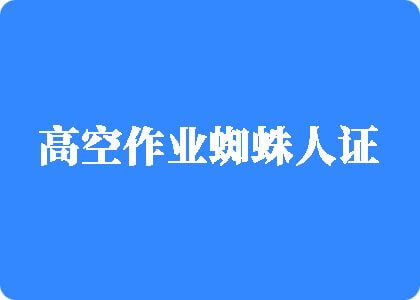 大鸡吧操女人网站高空作业蜘蛛人证